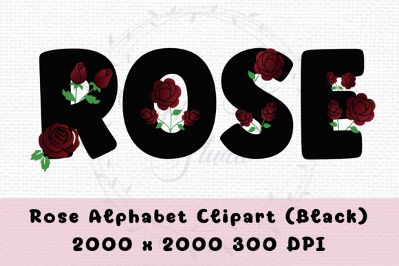 Download Red Rose Alphabet Clipart - Red Collection